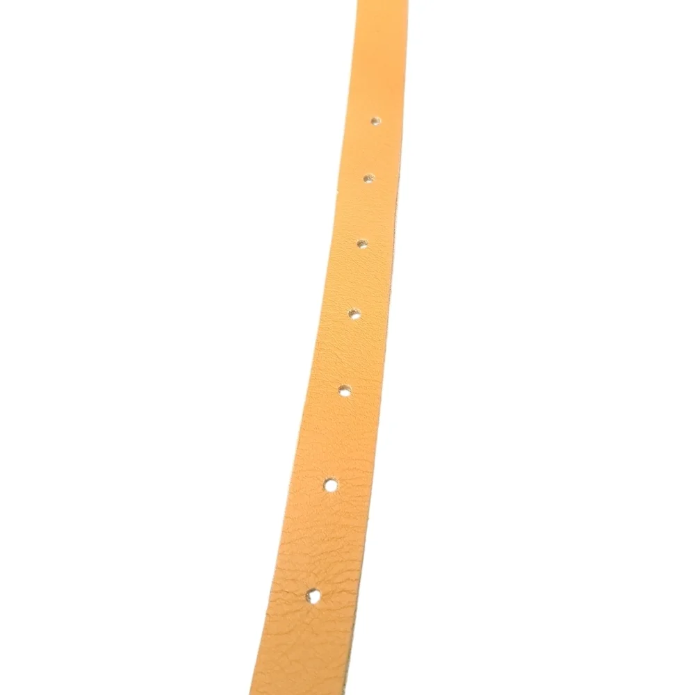 Piacenza Cashmere Women’s Leather Belt | Tan Brown | Silver Buckle | Size 42